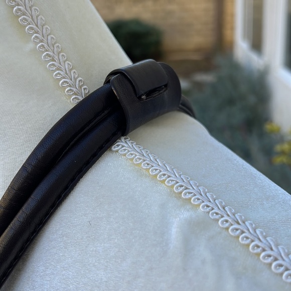 Eddie Bauer Large Brown Pebble Leather Shoulder Tote Purse - Picture 4 of 11